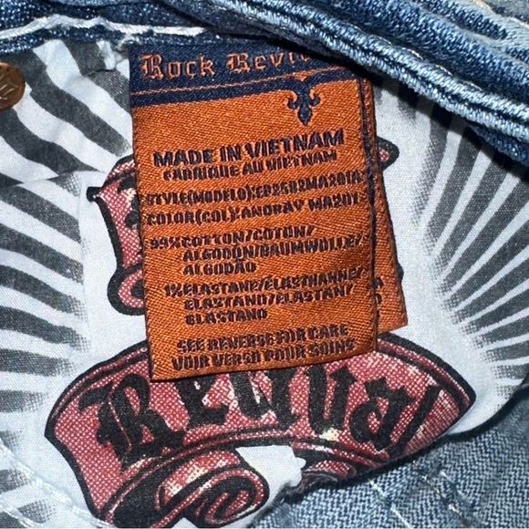 Rock Revival “Andray” Mid Rise Ankle Skinny Jeans! - Picture 11 of 12